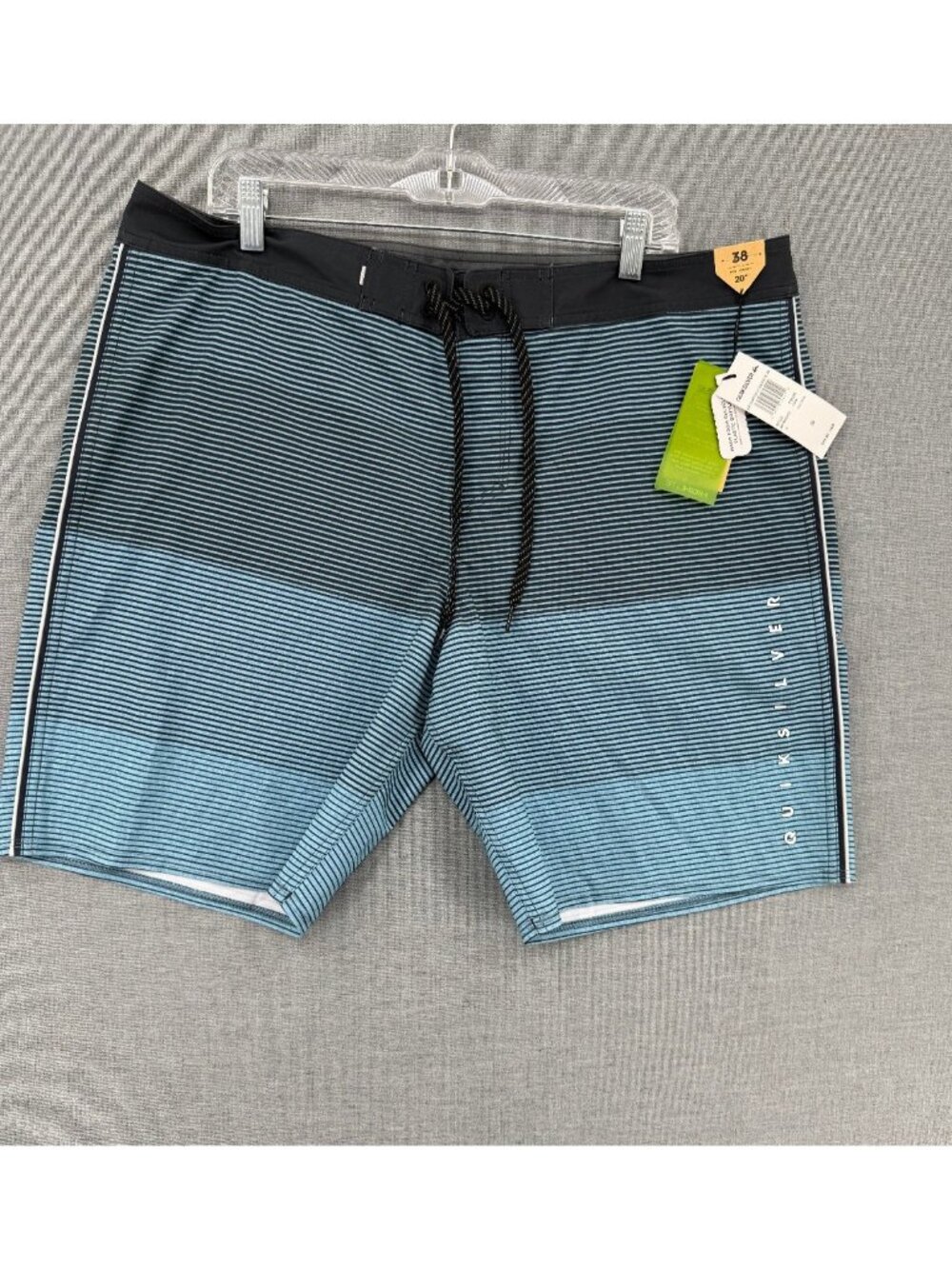 Quiksilver Surfsilve Board Shorts Mens 38 8" Beach Swim Trunks NWT